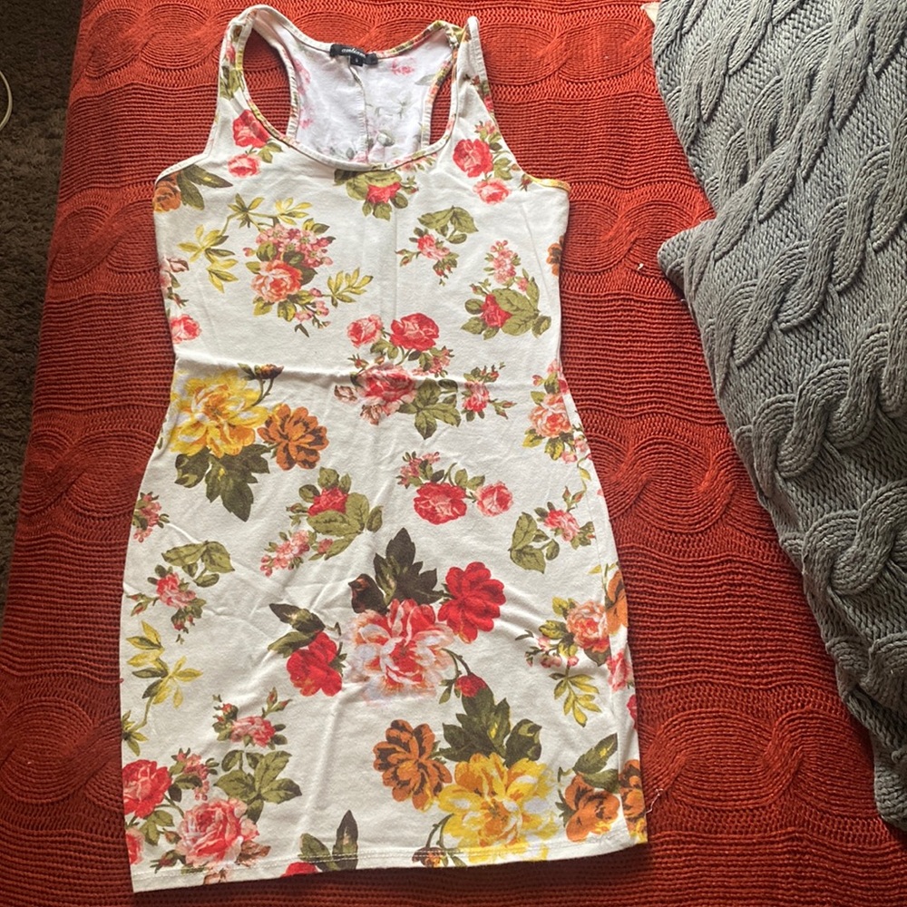 Floral mini dress